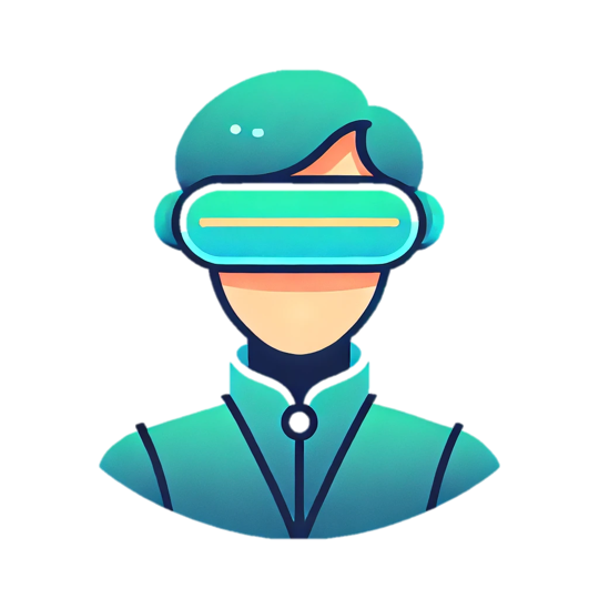 Virtual VR head simple